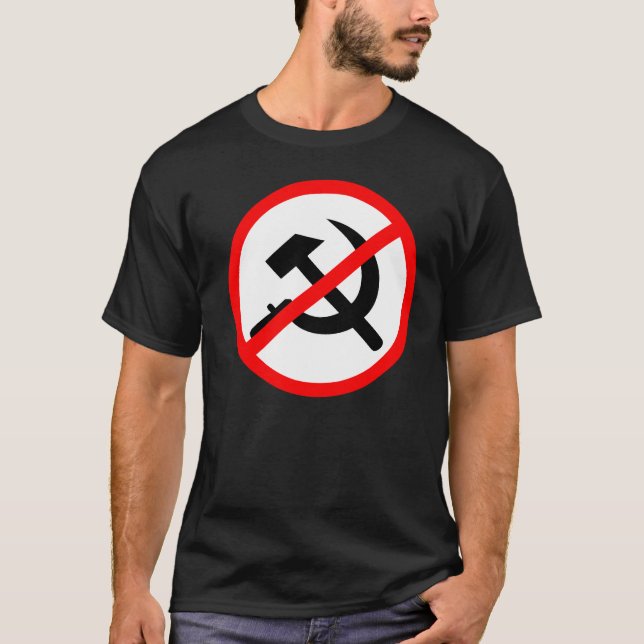T-shirt Chemise foncée Anti-Comunismo (Devant)
