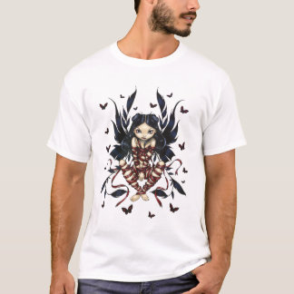 T-shirt Chemise foncée de fée de ruban