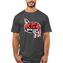 Chemise foncée de peloton d'art
