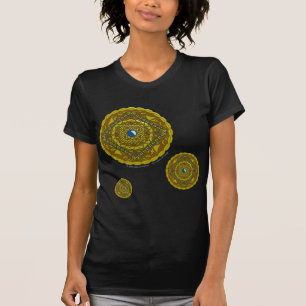 T-shirt Chemise foncée pour femmes Mandala Capricorne