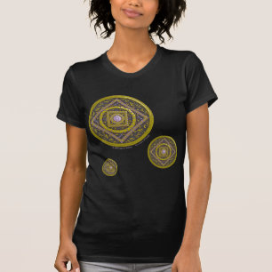T-shirt Chemise foncée pour femmes Mandala Sagittaire