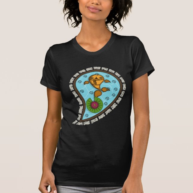 T-shirt Chemise foncée pour femmes Scales (Devant)