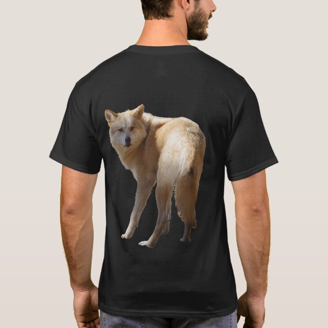 T-shirt Chemise foncée Timber Wolf (Dos)