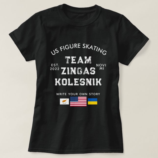 T-shirt Chemise foncée Zingas Kolesnik (Design devant)