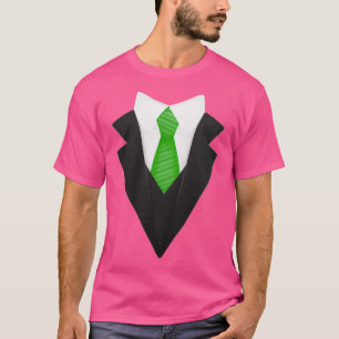 T-shirt Chemise formalwear en vert acide
