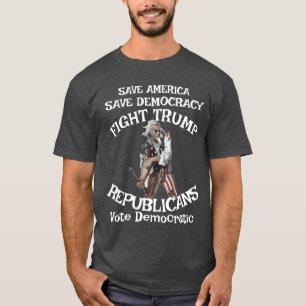 T-shirt Chemise Frankenstein Young Trump 80 81 82 83 84 85