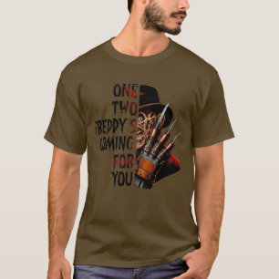 T-shirt Chemise Freddy Horreur Graphique Halloween