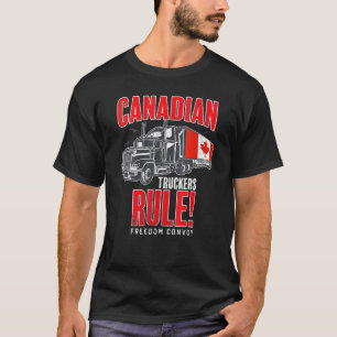 T-shirt Chemise Freedom Convoy 2022 Pour Les Camions Canad