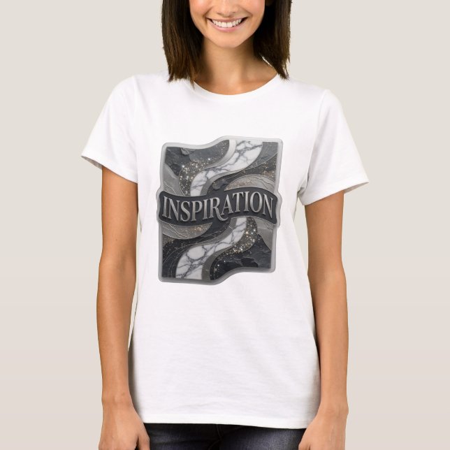 T-shirt Chemise Fresh Silver INSPIRATION Statement (Devant)