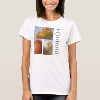 T-shirt chemise fruitée de mandarine
