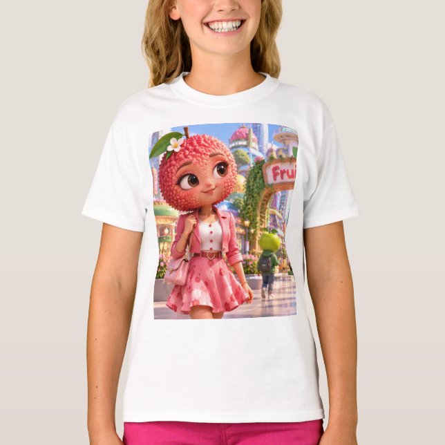 T-shirt chemise fruitee fruitland (Devant)