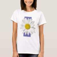 Chemise gaie de marguerite blanche