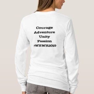 T-shirt Chemise gainée des femmes globales de WRWR la