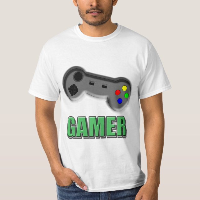 T-SHIRT CHEMISE GAMER (Devant)