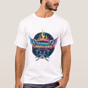 T-shirt Chemise Gaming Vanguard Neon Crest   Ga futuriste