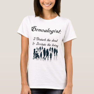 T-shirt Chemise généalogiste drôle