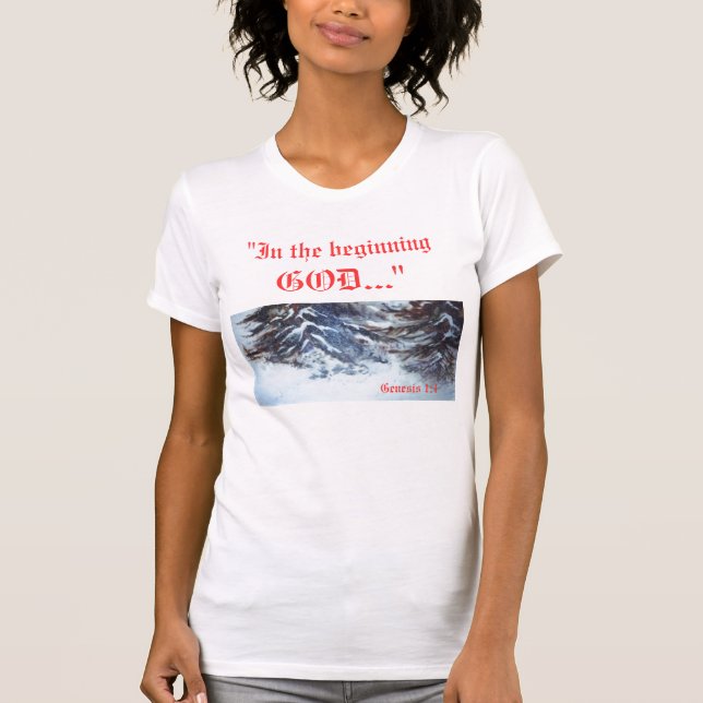 T-shirt Chemise Genesis 1:1 (Devant)