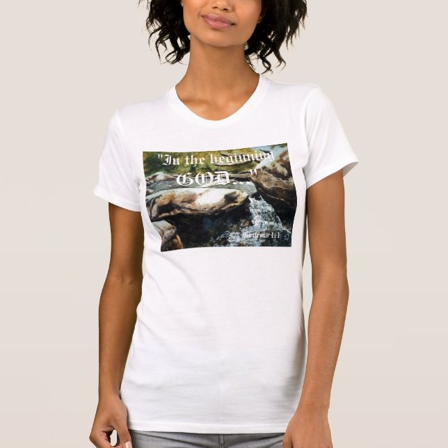 T-shirt Chemise Genesis 1:1 (Devant)