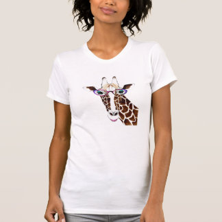 T-shirt Chemise géniale changée de girafe d'art