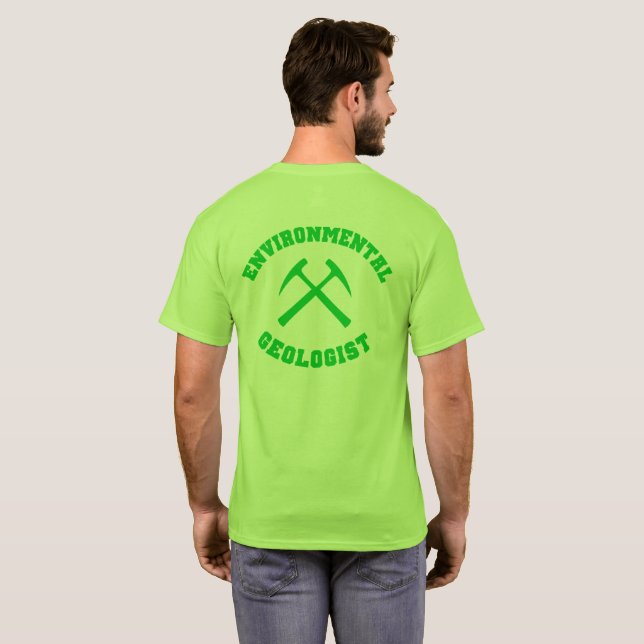 T-shirt Chemise géologue De l'environnement (réimpression) (Dos entier)