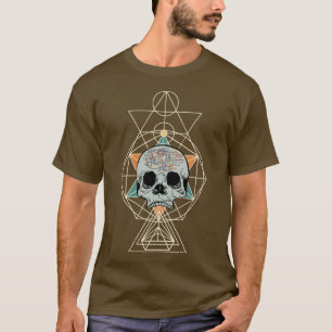 T-shirt Chemise géométrique de l'industrie graphique de