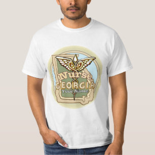 T-shirt Chemise Georgia Nurse Caducée