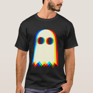 T-shirt Chemise Ghost Trippy Vaporwave, Style Rave de Fest