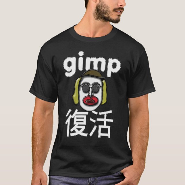 T-shirt Chemise Gimp Fukkatsu Kawaii "Un Certain Clown" (Devant)