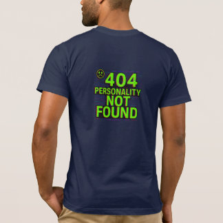 T-shirt Chemise Glitchy Erreur – Personnalité 404 introuva