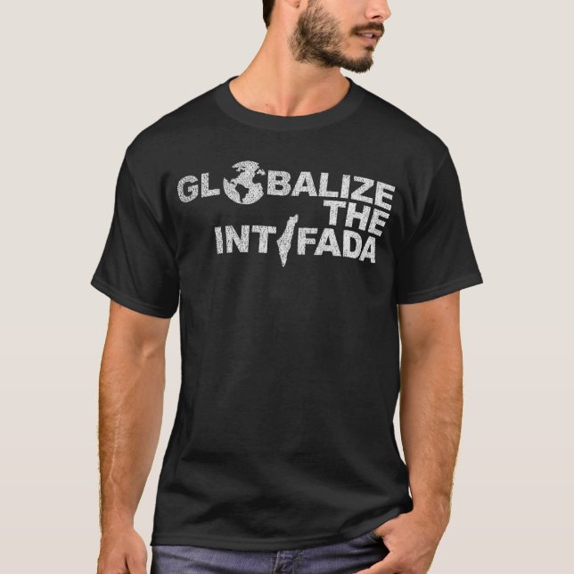 T-shirt Chemise Globaliser l'Intifada (Devant)