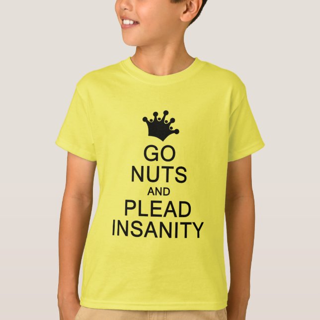 T-shirt Chemise GO NUTS - choisir style et couleur (Devant)