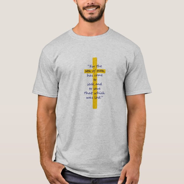 T-shirt Chemise Gold Christian Cross (Devant)