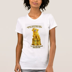 T-shirt Chemise Gold Medal Dog Mom – Mère drôle de la fête
