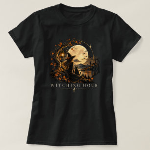 T-shirt Chemise gothique Halloween sorcière femme Witching