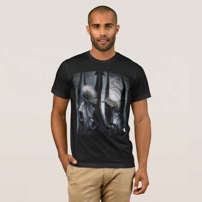 T-SHIRT CHEMISE GOTHIQUE MASCULINE (Devant entier)