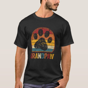 T-shirt Chemise Grandpaw Papa Chien Drôle Grand-père Papa