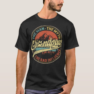 T-shirt Chemise Grandpaw Vintage L'Homme Le Mythe Grand Pa