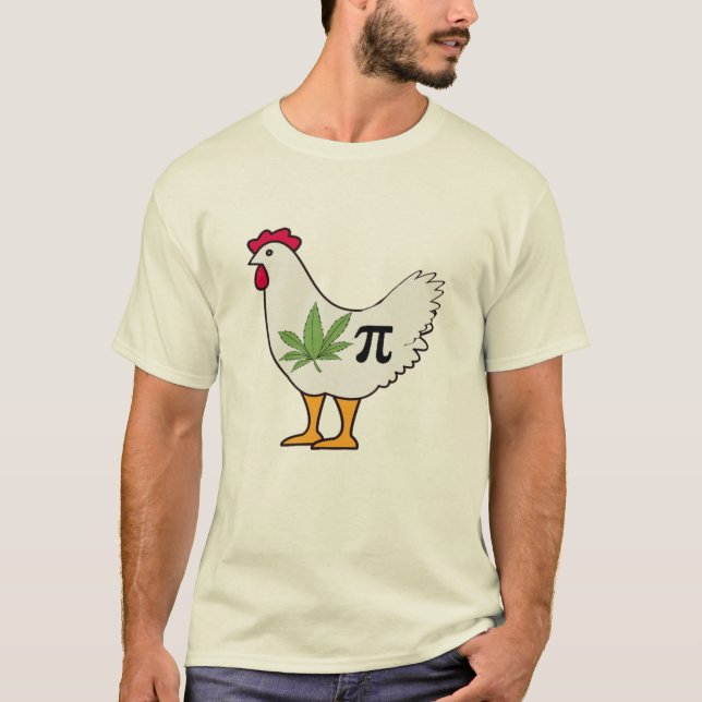 T-shirt Chemise graphique amusante pour la tarte au poulet (Devant)