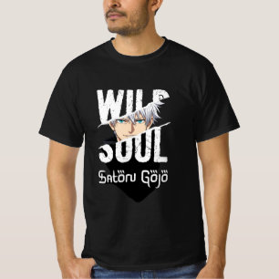 T-shirt Chemise Graphique Anime « Wild Soul – Satoru Gojo