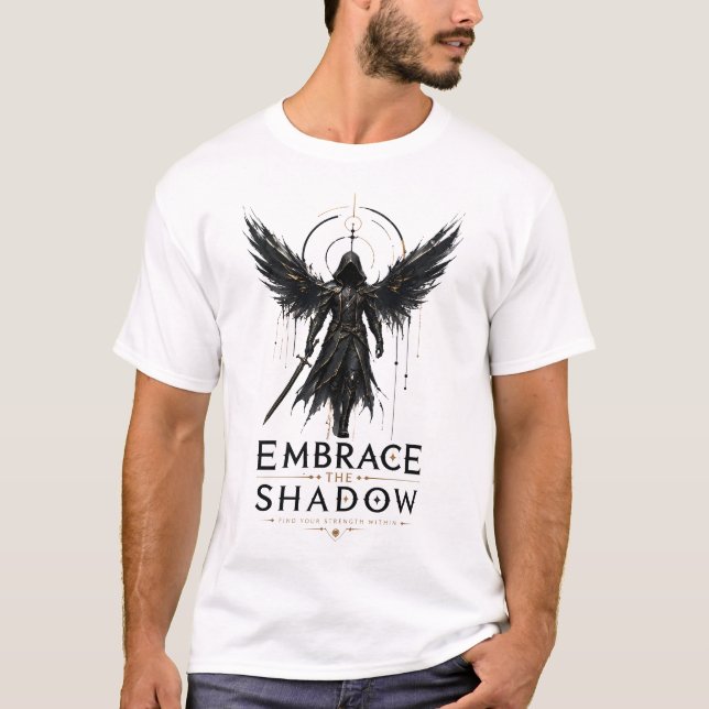 T-shirt Chemise graphique Dark Fantasy Angel Warrior (Devant)