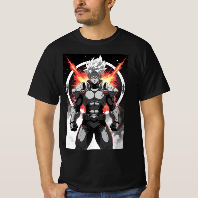 T-shirt Chemise graphique Fierce Spiky Hero (Devant)