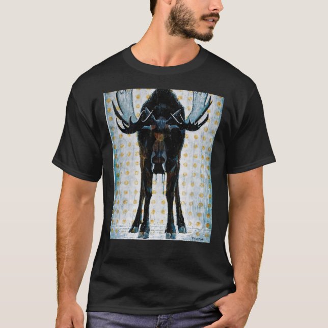 T-shirt Chemise graphique Moose Drool - Copie (Devant)