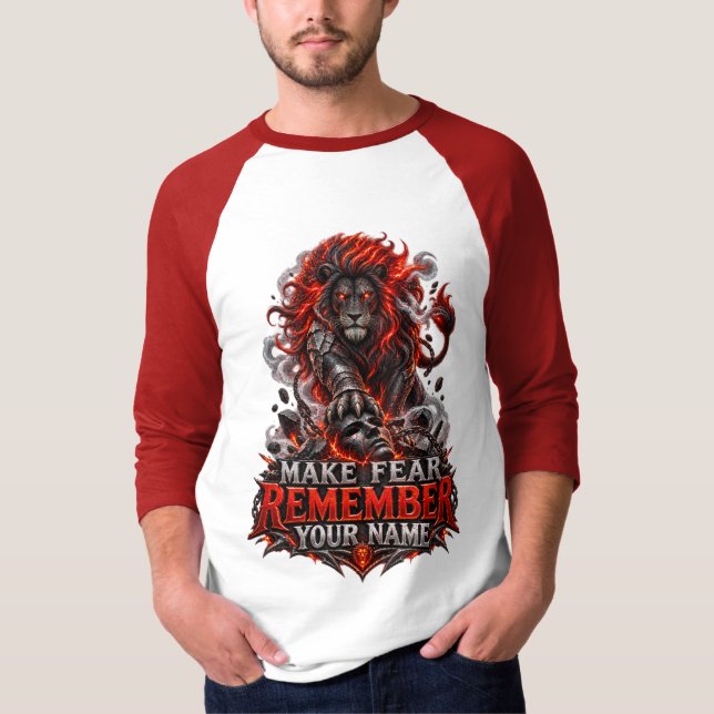 T-shirt Chemise Graphique Motivante (Devant)