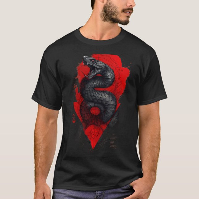 T-shirt Chemise graphique Striking Viper Trash Polka (Devant)