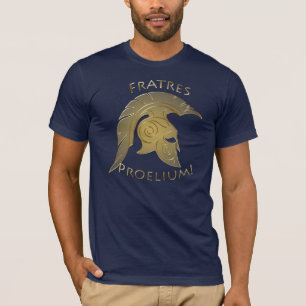 T-shirt Chemise grecque Trojan d'or de guerrier de
