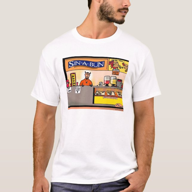T-shirt Chemise Green Weenii "Sin-A-Bun" (Devant)