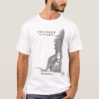 T-shirt Chemise Greg Paul de dinosaure de brontosaure