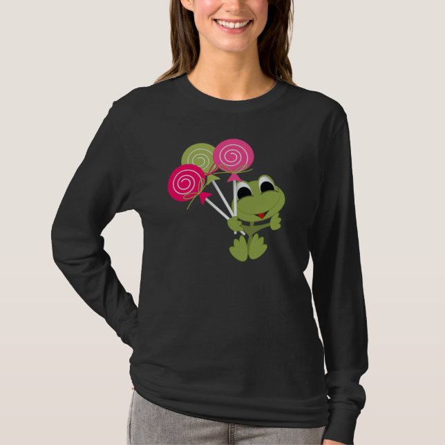 T-shirt Chemise grenouille sucrée (Devant)