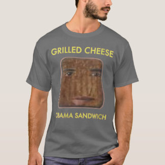 T-shirt Chemise grillée pour femmes sandwich obama encolur