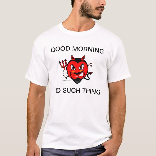 T-shirt Chemise grincheuse bonjour de diable (Devant)